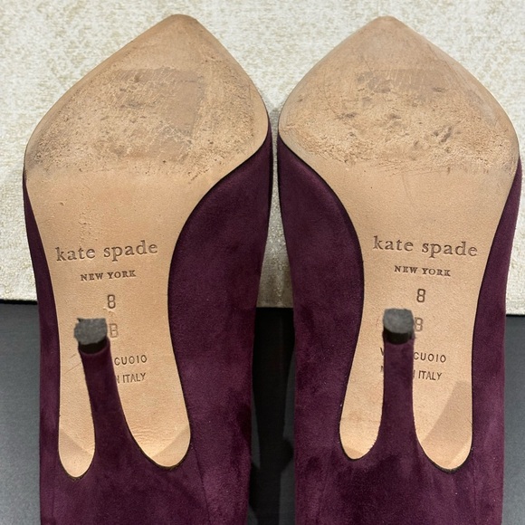 Very Elegant Kate Spade New York Suede Pumps; Size 8; Excellent Condition; - Picture 11 of 13